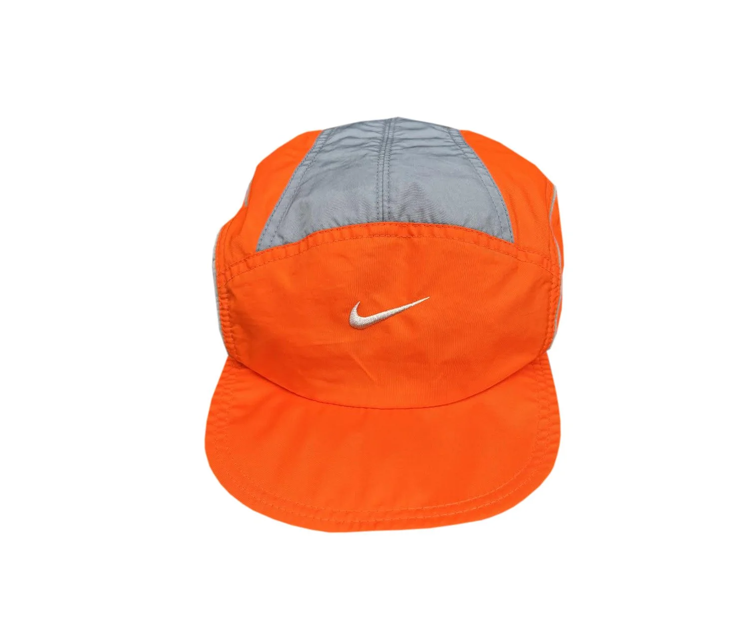 Vintage Nike Clima Fit Orange / Grey Hat — RootsBK
